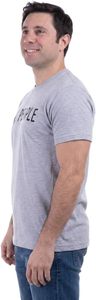 T-shirt pour homme de haute qualité avec design de personnage imprimé sur mesure, 100% polyester, manches courtes, coupe classique, jersey gris en coton court - Product Image 2