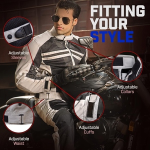 Custom Men's Breathable Mesh Motorcycle Riding <b>Jacket</b> CE Armor Protective Biker <b>Racing</b> <b>Jacket</b> OEM ODM - Product Image 5