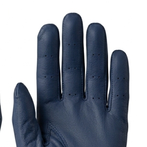 Golf <b>Gloves</b> Genuine Leather Blue Breathable Hook And Loop Closure Unisex Sports Use Premium Golf Hand <b>Glove</b> With <b>Moisture</b> - Product Image 5