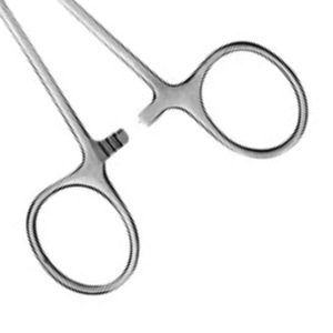 Portaagujas de madera Crile de 15 cm con ranura, instrumento quirúrgico de acero inoxidable para sutura, herramienta de pinza para sujetar agujas dentales - Product Image 6