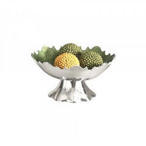 Bol en métal texturé avec intérieur émaillé à double finition, bol de service contemporain pour table à manger, décoration de cuisine et utilisation pour offrir en cadeau - Product Image 2