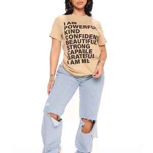 Women T Shirts Soft Cotton Casual Top Comfortable Breathable Daily Wear Shirt for Summer Travel and Street Style by Pakistan - Product Image 2