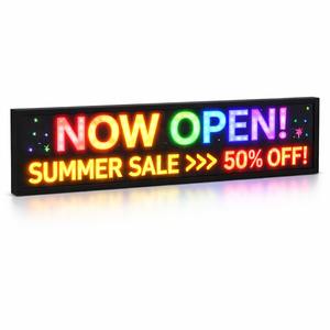 Panel de Texto Desplazable con Control Remoto, Tablero Electrónico Wifi Programable, Pantalla LED Inalámbrica para Mensajes en Movimiento para Centros Comerciales - Product Image 4