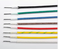 Hitzebeständiges Hochtemperatur-Silikon-Glasfaser-ummanteltes Elektrokabel 300°C 0,3mm 0,5mm 0,75mm 1,5mm 2,5mm 4mm 6mm
