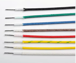 Cable Eléctrico de Fibra de Vidrio Trenzado con Silicona Resistente al Calor y a Altas Temperaturas 300C 0.3mm 0.5mm 0.75mm 1.5mm 2.5mm 4mm 6mm - Product Image 1