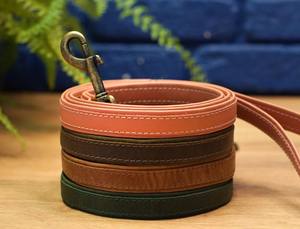 Laisse pour chien en cuir personnalisée avec poignée, jolies laisses pour chien en cuir avec nom, laisses pour chiot personnalisées - Product Image 3