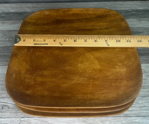 Platos Cuadrados de Madera Ecológicos Más Vendidos, Platos Planos Duraderos para Comida y Fruta en Varios Tamaños, Vajilla Personalizada - Product Image 5
