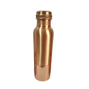 Botella de agua de cobre martillado con diamantes puros hecha a mano, a prueba de fugas, frasco ayurvédico para yoga, fitness y regalos de bienestar para la oficina - Product Image 3