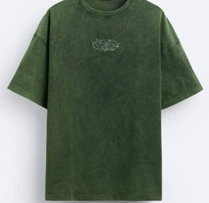 เสื้อยืดผู้ชายสไตล์วินเทจทรงโอเวอร์ไซส์ ผ้าฝ้าย 100% หนัก 230 กรัม แขนสั้น ซักย้อมสีแบบวินเทจ สำหรับฤดูร้อน ขายส่งแบบกำหนดเองได้ - Product Image 1