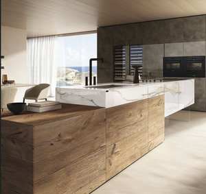 Gabinetes de Cocina Europeos Modernos Personalizados JY Project, Sistema de Almacenamiento Independiente RTA, Herrajes, Fabricación en Vietnam - Product Image 3