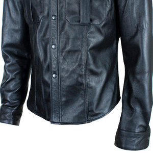 Chemises en cuir souple et résistantes pour hommes, coupe confortable, tissu léger, idéal pour le bureau et le quotidien - Product Image 4