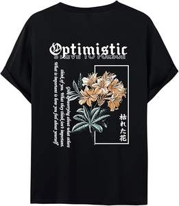 Camiseta con estampado de letras para hombre, informal, de manga corta, cuello redondo, camiseta de verano, estilo urbano para hombre - Product Image 6