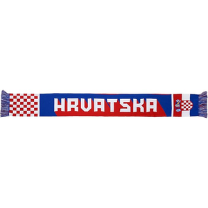 Écharpe unisexe en tricot double couche à motif éventail, accessoire chaud pour supporters d'événements sportifs - Product Image 4