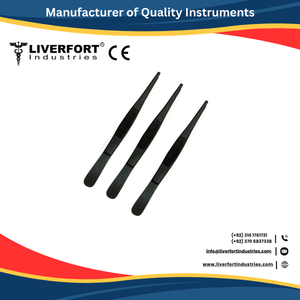 Ciseaux microchirurgicaux Kamiyama de haute qualité, 18 cm, pour neurochirurgie, manche baïonnette noir avec revêtement plasma, instruments microchirurgicaux - Product Image 3