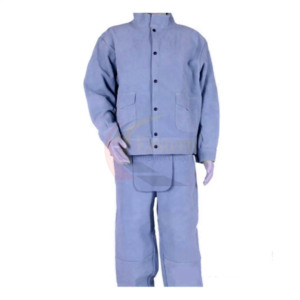 Traje de Soldadura de Cuero de Alta Calidad con Protección Transpirable Ignífuga, Resistente al Calor hasta 1000°C para Industrias de Soldadura - Product Image 1