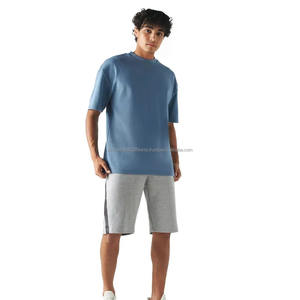 Camiseta 100% Algodón para Hombre, Corte Holgado, Fabricante OEM ODM al por Mayor, Impresión de Logotipo Personalizado, Alta Calidad - Product Image 3