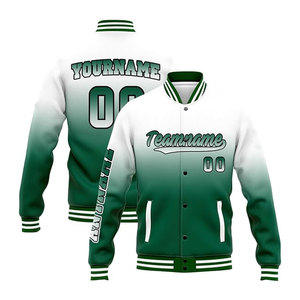Blouson universitaire personnalisé à dégradé de couleurs pour hommes et jeunes – Veste de sport personnalisée avec nom et initiales – Design classique style universitaire - Product Image 6