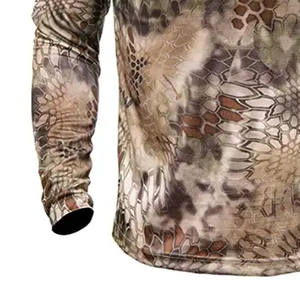 Unisex Long Sleeve Camouflage Print Soft Shell Hunting Pants Windproof <b>Waterproof</b> Breathable Moisture-Wicking Polyester Wear - Product Image 5