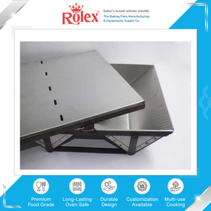 Bandeja para Hornear Triangular 2 en 1 con Tapa, Fabricada en India, de Acero Aluminizado, Tamaño Estándar, Lavable, para Venta Global - Product Image 2