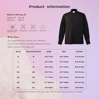 Hommes Halloween prêtre béni clergé chemise noire Costumes T-Shirt haut pour prédicateur Cosplay église louange danse liturgique danse