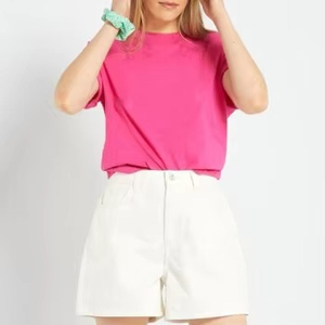 T-shirt court décontracté pour femme, ultra doux et confortable, idéal pour l'entraînement – Vente en gros OEM Fabricant - Product Image 3