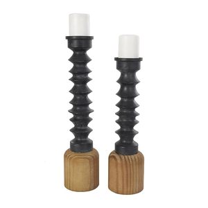 Handcrafted Wooden Hand Shape Candle Holder Decorative Tabletop Candle Stand <b>Rustic</b> Home Decor - Product Image 5