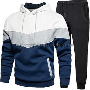 Nuevo Conjunto Deportivo para Hombre, Chándal de Algodón, Ropa Deportiva para Exteriores, Sudadera con Capucha - Product Image 1