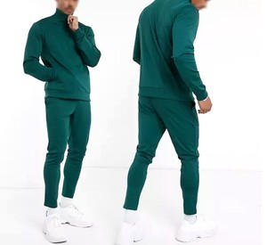 Conjunto Deportivo Informal para Hombre de Marca Privada, Transpirable, 100% Algodón, a Precio Económico, Conjunto de 2 Piezas - Product Image 4