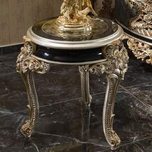 Ensemble de canapés sectionnels classiques de luxe, en bois, garnis d'éponge, en forme de L, écologiques, durables, meubles de salon, design traditionnel - Product Image 2