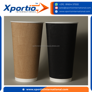 Export Grade Double Wall Paper Cups 20oz Size 600ml Capacity Disposable Hot Drink Cups FDA Certified For Restaurant & Cafe Use - Product Image 4
