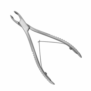 Pinces chirurgicales osseuses en acier inoxydable, Rongeur de Friedman délicat, 6 pouces, courbé, instruments orthopédiques, dentaires et vétérinaires - Product Image 3
