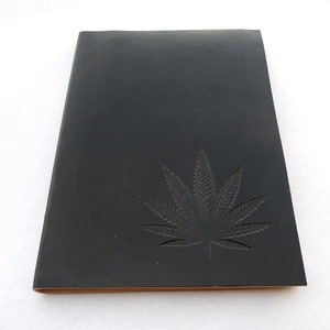Agenda, carnet de notes, planificateur, journal de haute qualité, couverture rigide, motif feuille en relief, pour étudiants, cadeaux d'affaires, vente en gros - Product Image 2