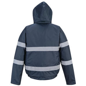 Chaqueta de Seguridad Reflectante Fluorescente de Alta Visibilidad para Trabajo, Unisex, con Parches, Servicio OEM - Product Image 6