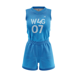 Conjunto de Uniforme de Baloncesto Personalizado para Chicas de Tallas Grandes, Uniforme Deportivo de Alto Rendimiento, Fabricante OEM, Conjuntos de Equipo a Bajo Precio - Product Image 4