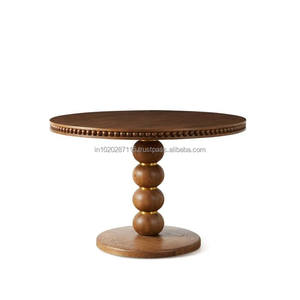 Soporte redondo de madera hecho a mano para Tartas en capas, magdalenas, mesas de postre para bodas y cumpleaños - Product Image 6