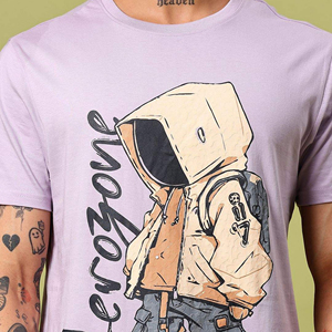 T-shirt à imprimé graphique pour homme, col rond, manches courtes, streetwear personnalisé, fabricant en gros - Product Image 5