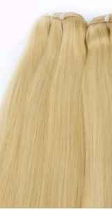 Perruque FULL LACE WIG naturelle en soie lisse, cheveux humains, #613 - Product Image 5