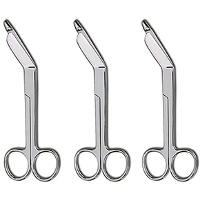 Ciseaux à pansements professionnels en acier inoxydable, instrument chirurgical pour les soins des plaies, usage médical, clinique et hospitalier - Product Image 1