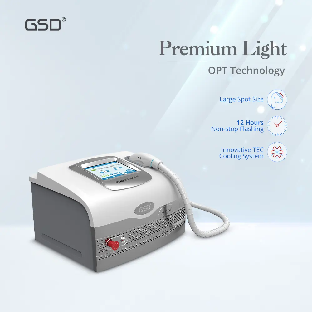 Professional Beauty Equipment Power Supply Global Handle Flash Portable Handpieces Lamp Laser Home Hair Removal IPL Machine