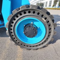 Caricatore Elettrico Compatto 1.5T, Caricatore a Ruote Piccolo a Batteria, Attrezzatura da Costruzione a Basso Consumo Energetico e Bassa Rumorosità