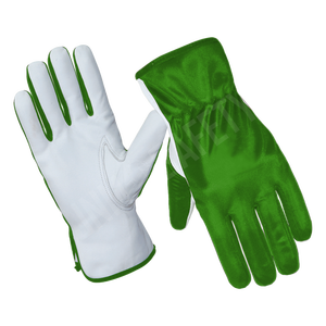 Guantes de Trabajo de Cuero de Cabra de Primera Calidad con Forro de Spandex en la Parte Posterior de la Mano, Guantes de Seguridad para Conducir - Product Image 2
