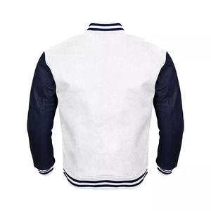 เสื้อแจ็คเก็ตวาร์ซิตี้ผู้ชายแบบสั่งทำ ขายส่ง ผู้ผลิต OEM รับผลิตแบรนด์ส่วนตัว ผู้จัดจำหน่าย ผลิตจำนวนมาก เสื้อแจ็คเก็ตสตรีทแวร์ขนาดใหญ่พิเศษ - Product Image 2