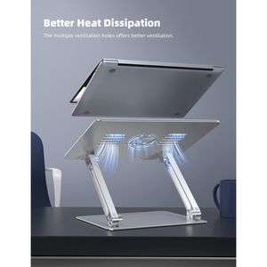 Supporto per Laptop in Alluminio Regolabile e Portatile, Ergonomico e Pieghevole, Stand per Computer e Notebook - Product Image 2