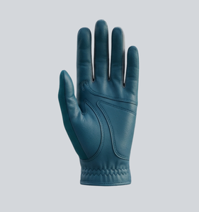 Gant de golf personnalisé en microfibre pour main gauche, antidérapant, avec fermeture auto-agrippante, unisexe, design bleu et marine, vente en gros - Product Image 2
