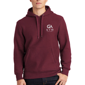 Sudadera con Capucha para Hombre GYM Active, Corte Regular, Color Sólido, Invierno, con Cordón Ajustable, 100% Algodón, Sin Forro, Tejido de Punto de 340 GSM, Ligera - Product Image 3