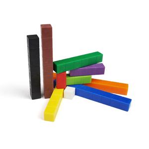 Bâtons de Cuisenaire en plastique 1-10CM, bâtons mathématiques Montessori, bâtons de comptage en plastique pour l'apprentissage des mathématiques - Product Image 5