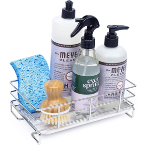 Most Selling single tier Stainless Steel Non Folding Kitchen <b>Sink</b> Sponge Holder stylish Design Modern Home kitchen Use - Product Image 1