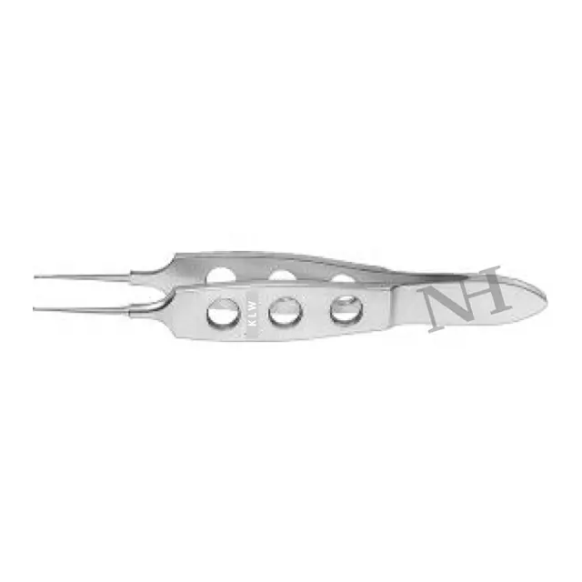 Atacado Bonn Corneal Forceps Straight 12mm 1x2 Dentes Flat Handle Instrumentos Cirúrgicos Descartáveis Uso Único