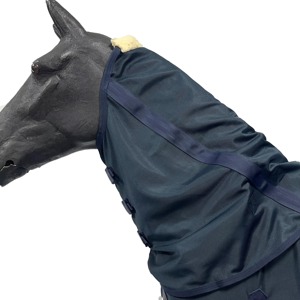 แบรนด์โซน ผ้าคลุมม้ากันแมลงแบบใหม่ ดีไซน์ใหม่ ผลิตตามสั่ง ผ้าคลุมม้าตาข่ายกันแมลงสำหรับฤดูร้อน พร้อมฮู้ดคลุมคอแบบถอดได้ - Product Image 4