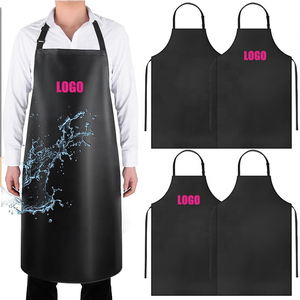 Tablier personnalisé sans manches en toile polyester/coton avec poche et détection d'aiguilles, pour chef, cuisine, restaurant, marque SELF INDUSTRY SN-674 - Product Image 1